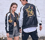 2022 Spring Autumn Embroidered Jackets Harajuku Style Men And Women Short Baseball Jacket Outwear Harajuku Accessories