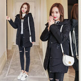 2024 Autumn And Winter Korean New Version Of Thick Down Padded Jacket Padded Coat Female Long Padded Jacket Ins Bread Suit-Outfit