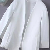 New Split Design Suit Cloak Coat In The Spring Of 2024-Outfit