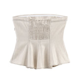 Fongt New Color Linen-Blend Top 3473998052 Straight Trousers