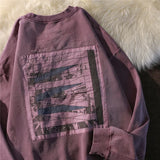 Vintage Streetwear Chic Long Sleeve Oversize
