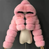 Fongt Fur Autumn And Winter New Imitation Fur Turf Warm Hat Fur Coat Woman