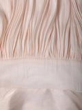 Long Sleeve Pleated Ruffle Mini Dress-Outfit