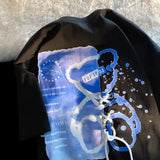 Hop Sky Blue Creative Bear Drawstring Graphic T Shirts Kawaii Clothes Korean Fashion Oversized Short Sleeve Tops 2023