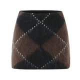 Fongt For Women's INS Burst High-Necked Collar Loose Knitted Sweater + Half-Dress Suit