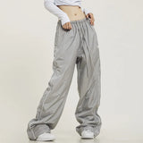 Fongt Sweatpants Summer 2023 New Casual Bella Side Striped Pants-Outfit