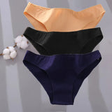 Sexy Low Waist Cotton Panties Female Underpants Solid Breathable Comfortable Women Underwear Ladies Pantys