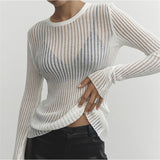 Fongt Spring And Summer New Hot Selling Long Sleeve Round Neck Thin Breathable Knitted Shirt Sunscreen Hooded Shirt