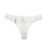 Fongt Rear Ribbon Ribbon Lace Side Trousers Low-Rise Cotton Crotch Large Size Elastic Lace T-Trousers