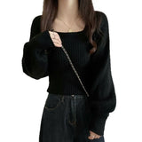 Fongt Collared Sweater Women 2025 Autumn And Winter 2025 New Gentle Inside Lazy Design Knitted Bottom Shirt