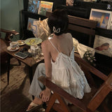 Women Backless Solid Casual Sexy Female Clothes Design Korean Style Popular Trendy Elegant Lovely Chic Vintage