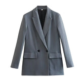 Fongt Homemade New Women's Clothing Seam-Sleeding Casual 4-Colored Suit Jacket