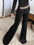 Velvet Hooded Jacket Women'S Sweatshirts Harajuku Pockets Zip Up Crop Hoodies Aesthetic Slim Top Autumn Clothes-Outfit