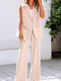 Fongt Vest Suit Suit Women's Clothing