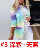 Fongt And Winter Women's Long-Sleeved Small Suit 2025 New Gradient OL Temperament Professional Repair