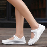 Sneakers Fashion Breathable Mesh Casual Shoes Zapatos De Mujer Plataforma Flat Shoes Women Work Shoes Comfortable for