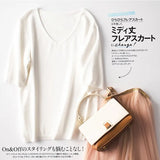 Sweater 2020 New Female V-neck Short-sleeved Knitted Pullover Jumper Pull Femme Clothes Loose Designer