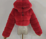 Fongt Fur Autumn And Winter New Imitation Fur Turf Warm Hat Fur Coat Woman
