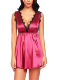Sex Lingerie Sexy Oil Guang Cloth Strap Lace Side Erotic Dress Erotic