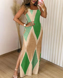 Fongt Fashion Casual Printed Dress Women's Dress