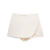 New Autumn Style Solid Color High Waist Shows Thin Fashion Skirt Pants 7385530-Outfit