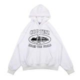 Fongt Graffiti Edig Dress Men's Clothing | 2025 Autumn And Winter Plus Thick Hooded Solid Coat Hoodie Hoodie Tide