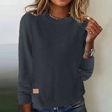 Fongt Sheintemu Autumn And Winter Round Collar Long-Sleeved Women's Sweater New