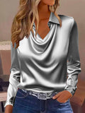 Fongt Shein's Long-Sleeved Spring And Autumn Shirt Women's Clothing New