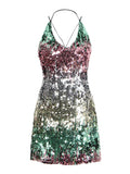 Fongt Woman 2025 Spring New Sexy Spice Girl Temperament V-Neck High-Waisted Glide Short Sling