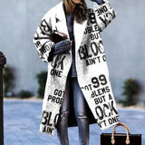 Women's Thick Warm Wool Blends French Style Elegant Long Coats Jackets Overcoats Female Oversized Women Winter