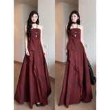 Fongt Hottie Breast Vest Women's Summer Design Sense Of Small High Waist Hanging Feeling Slim Skirt Suit