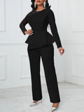 Fongt New Long-Sleeved Temperament Mesh Splicing Nail Beads Thin Banquet Large-Size Jumpsuit