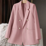 Fongt Suit Jacket Female Spring And Autumn 2024 New Small Spring And Autumn Suit Jacket Temperament Korean Version Casual Women-Outfit
