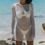 Fongt Knitted Sexy Beach Dress In Summer 2025