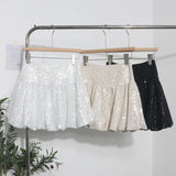 Fongt Style Glide Half-Dress Lumbar Buds Small Black Dress Anti-Light A Word Umbrella Skirt 8295
