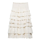 Fongt Women's Dress 2025 New Cake Skirt In The Long Half Dress Woman 3118209