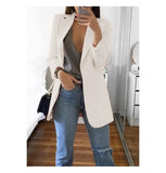 Women's Blazers Jacket Plus Size 4XL 5XL Spring Autumn Jacket Oversize for Woman Office Long Sleeve Coat Casual Clothes