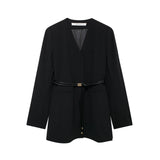 Fongt New With Belt Suit Jacket 8941178 Straight Trousers 8959178