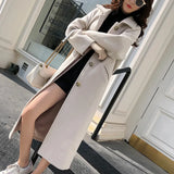 2023 Spring / Summer Ebaywish Lapel Women's Woolen Coat-Outfit