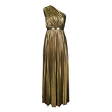 Fongt Folds High-Rise Side Zipper Party Dress Long Dress Dress Dress Long Dress Dress