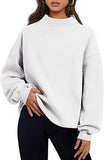Fongt Fashion Casual Velvet Dress Women's Thick Half-High Collar Loose Women's Clothing In Autumn And Winter 2025