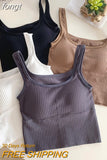 Women Summer Ladies Tops High Elasticity Minimalist Solid Cropped Backless Slim Elegant Popular College Korean