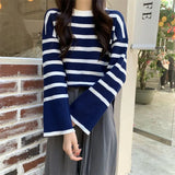 Fongt Sweater Women's Spring 2023 New Loose Lazy Vintage Design Sensing Knitted