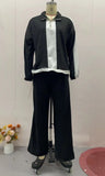 Fongt The Autumn Of 2025, The New Women's Fashion Hit The Color Of The Lazy Wind Casual Knitwear Two Sets