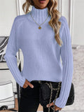 Fongt Women's Clothing Pure Color Buffet With Long-Sleeved Sweater Autumn And Winter High Collar Top