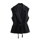 Fongt Vest 7768023 Wide Leg Trousers 7740102 Set