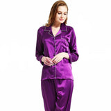 Lady Silk Satin Pajamas Set