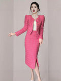 Fongt Scent Suit 2025 New Explosion Autumn Small Fragrant Suit Dress High-End Small Dress Two Sets