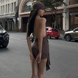 Fongt Spring New Fashion Sexy Back Royal Sister Wind Deep V Sling