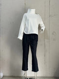 Fongt 2023 New Fashion Solid Color High Neck Inclined Shoulder Suit Female-Outfit